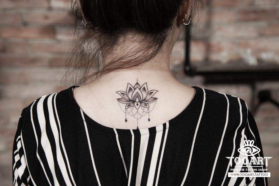 Ý nghĩa hình xăm hoa sen Mandala  TooArt  Tattoo and Piercing Salon