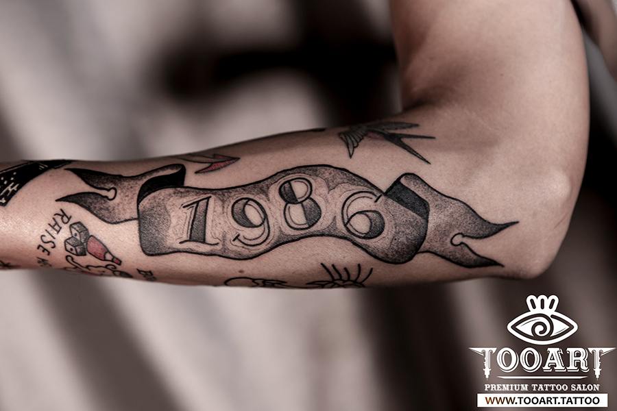 Xăm số đẹp và hình xăm may mắn 2021 – TooArt – Tattoo