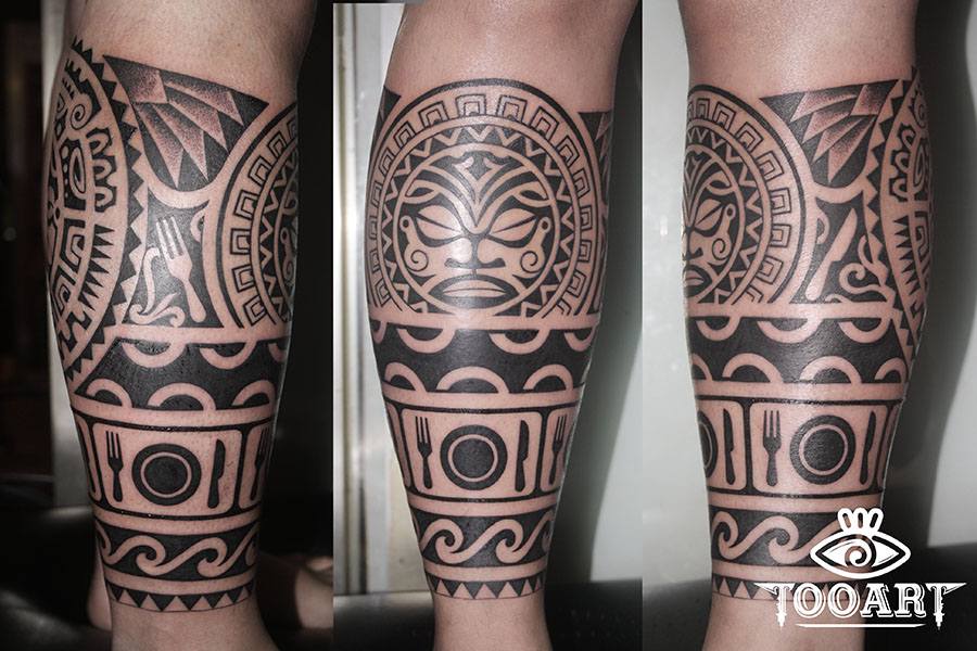 Hình xăm maori đẹp cho nam  GÀ CON TATTOO UY TÍN TẠO NÊN THƯƠNG HIỆU